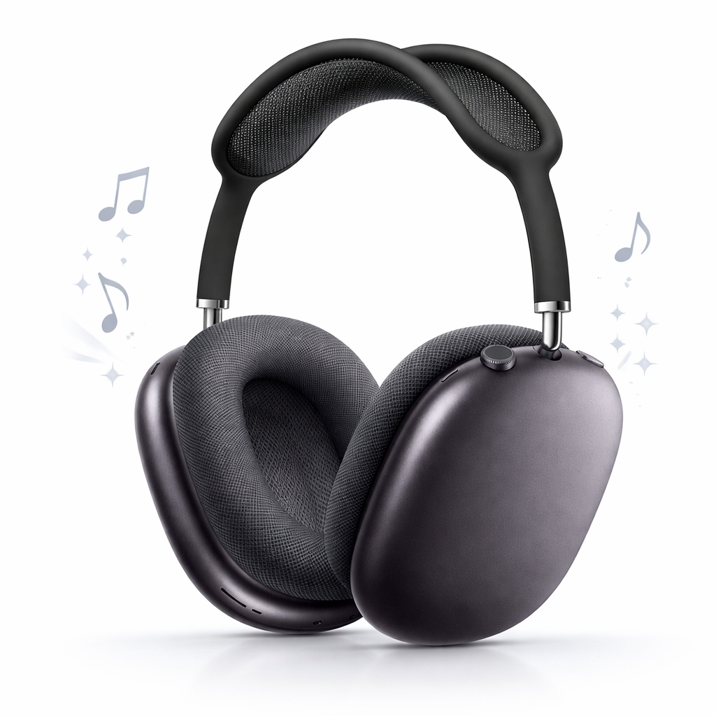 Naxcart ProMax Wireless Over-Ear Headphones Premium Noise Cancelling Headset