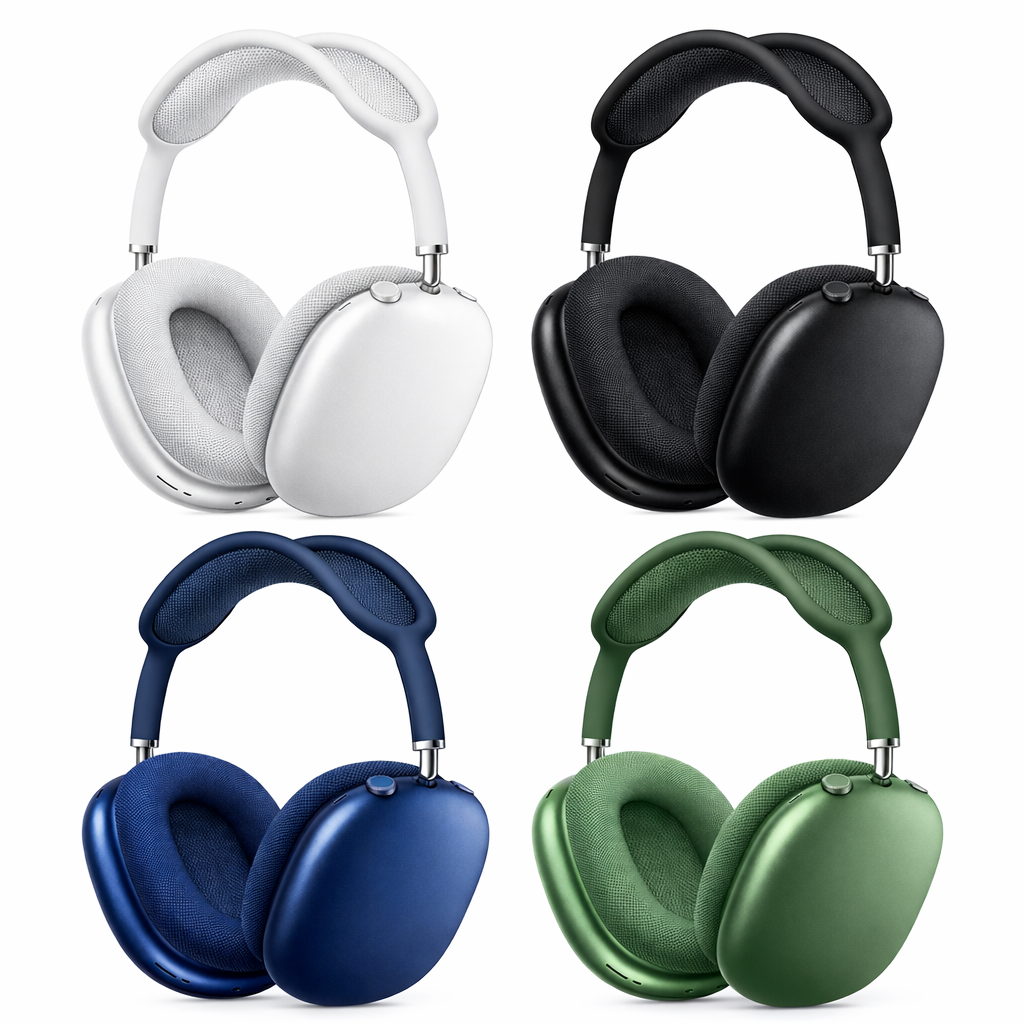 Naxcart ProMax Wireless Over-Ear Headphones Premium Noise Cancelling Headset