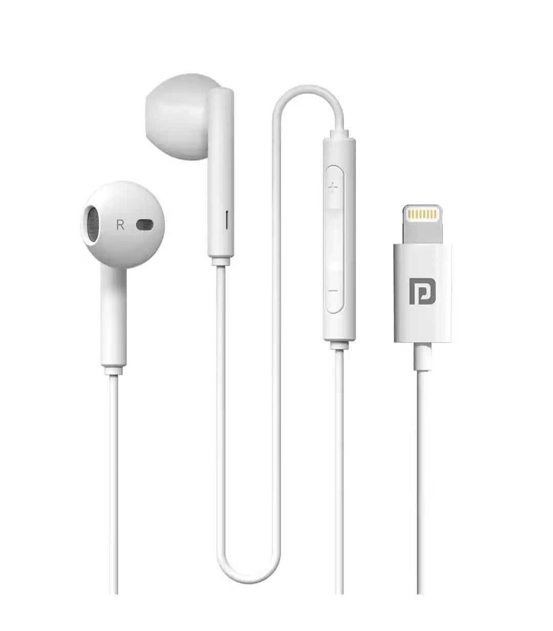 Lightning Connector Earphone – High Quality Wired Headphones for iPhone | Clear Sound & Built-in Mic