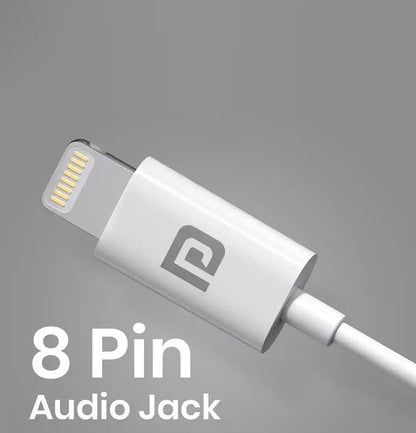 Lightning Connector Earphone – High Quality Wired Headphones for iPhone | Clear Sound & Built-in Mic